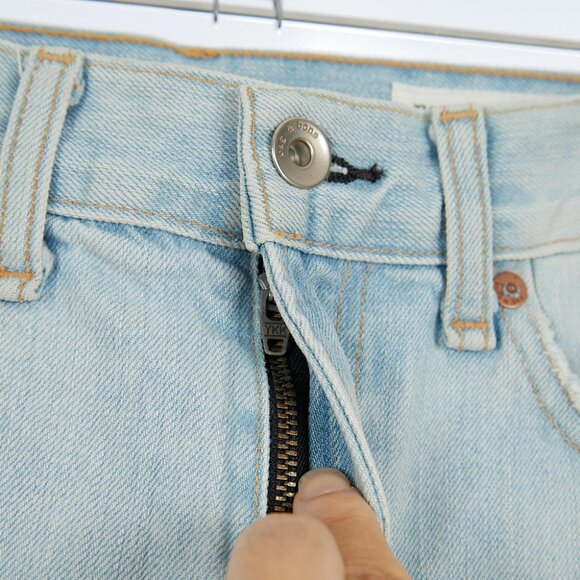 rag & bone Raw Hem Jean Shorts Women's Size 27 - Picture 2 of 5